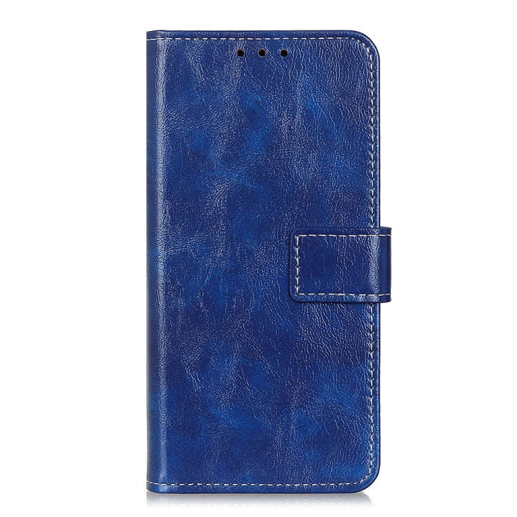 Retro Crazy Horse Texture Horizontal Flip Leather Phone Case, For Samsung Galaxy M53 5G
