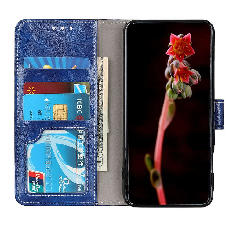 Retro Crazy Horse Texture Horizontal Flip Leather Phone Case, For Samsung Galaxy M53 5G