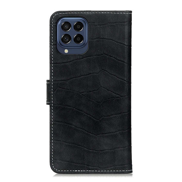 Crocodile Texture Horizontal Flip Leather Phone Case, For Samsung Galaxy M53 5G