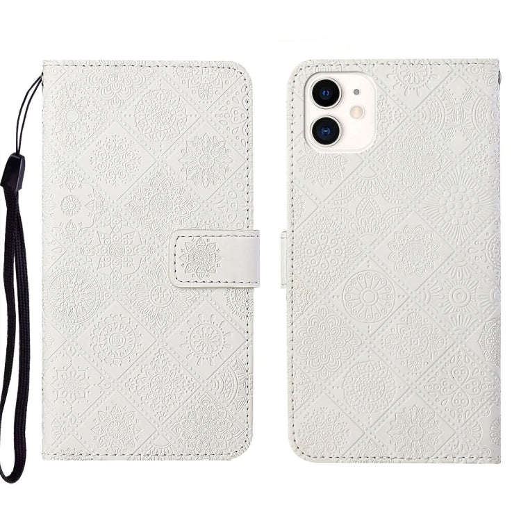 Ethnic Style Embossed Pattern Leather Phone Case, For iPhone 13, For iPhone 13 Pro, For iPhone 13...