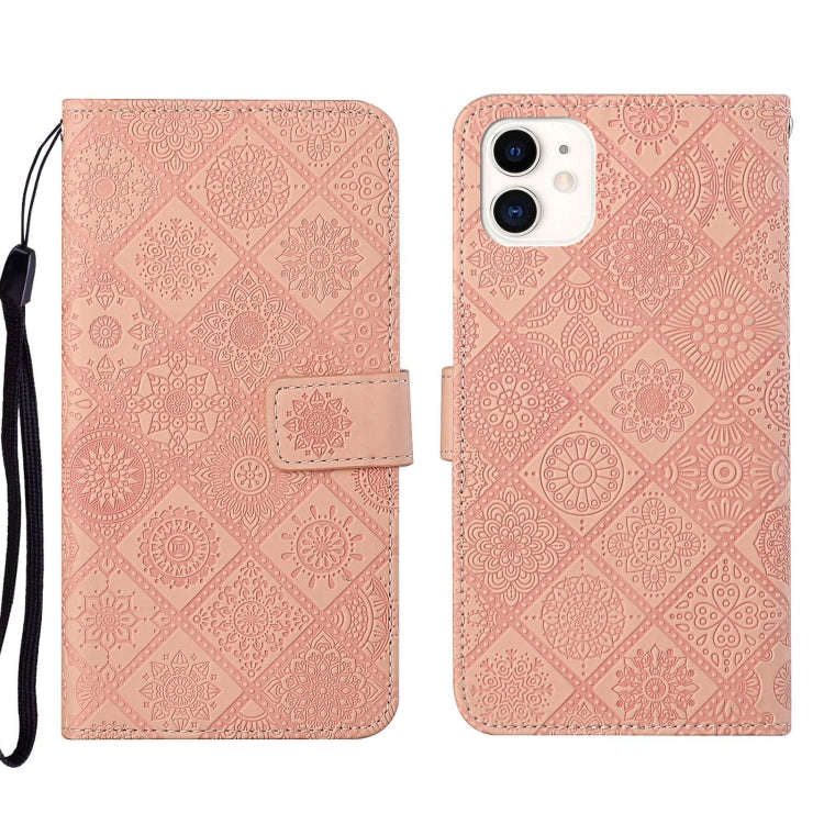 Ethnic Style Embossed Pattern Leather Phone Case, For iPhone 13, For iPhone 13 Pro, For iPhone 13...
