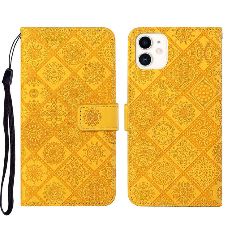 Ethnic Style Embossed Pattern Leather Phone Case, For iPhone 13, For iPhone 13 Pro, For iPhone 13...
