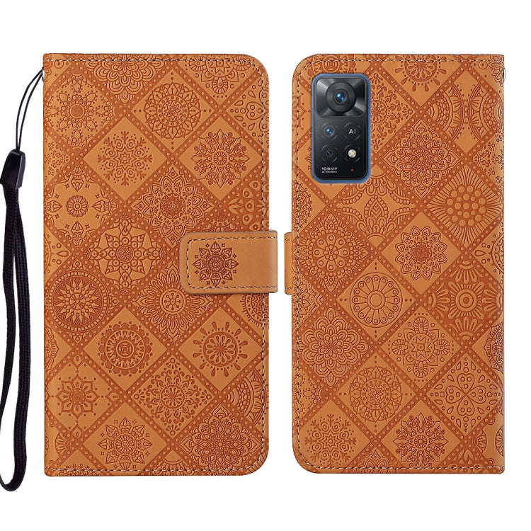 Ethnic Style Embossed Pattern Leather Phone Case, For Xiaomi Redmi Note 11 Pro Global, For Xiaomi...
