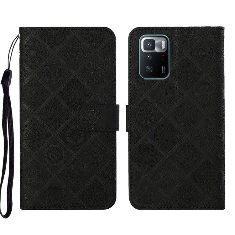 Ethnic Style Embossed Pattern Leather Phone Case, For Xiaomi Redmi Note 11 Pro Global, For Xiaomi...