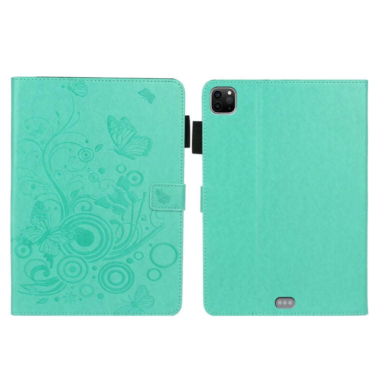 Embossed Butterfly Pattern Smart Leather Tablet Case, For iPad mini 2024 / mini 6, For iPad Pro 1...