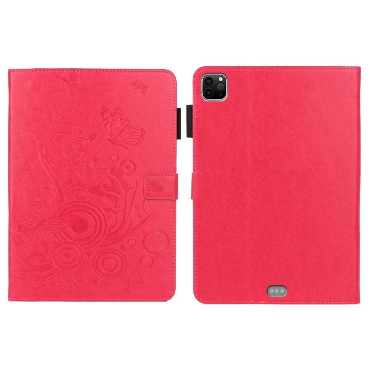 Embossed Butterfly Pattern Smart Leather Tablet Case, For iPad mini 2024 / mini 6, For iPad Pro 1...