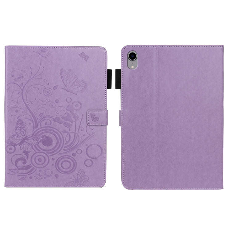 Embossed Butterfly Pattern Smart Leather Tablet Case, For iPad mini 2024 / mini 6, For iPad Pro 1...