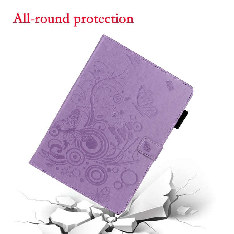 Embossed Butterfly Pattern Smart Leather Tablet Case, For iPad mini 2024 / mini 6, For iPad Pro 1...