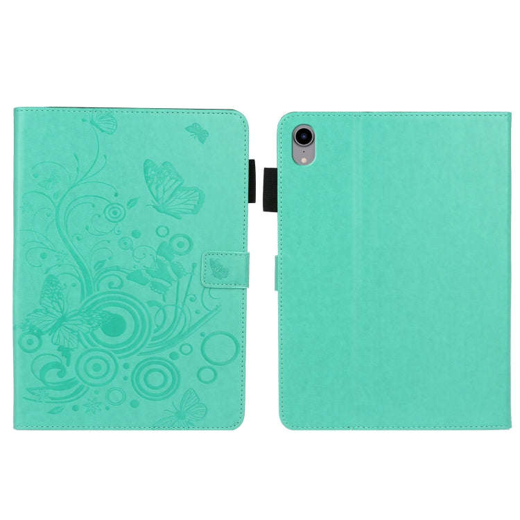 Embossed Butterfly Pattern Smart Leather Tablet Case, For iPad mini 2024 / mini 6, For iPad Pro 1...