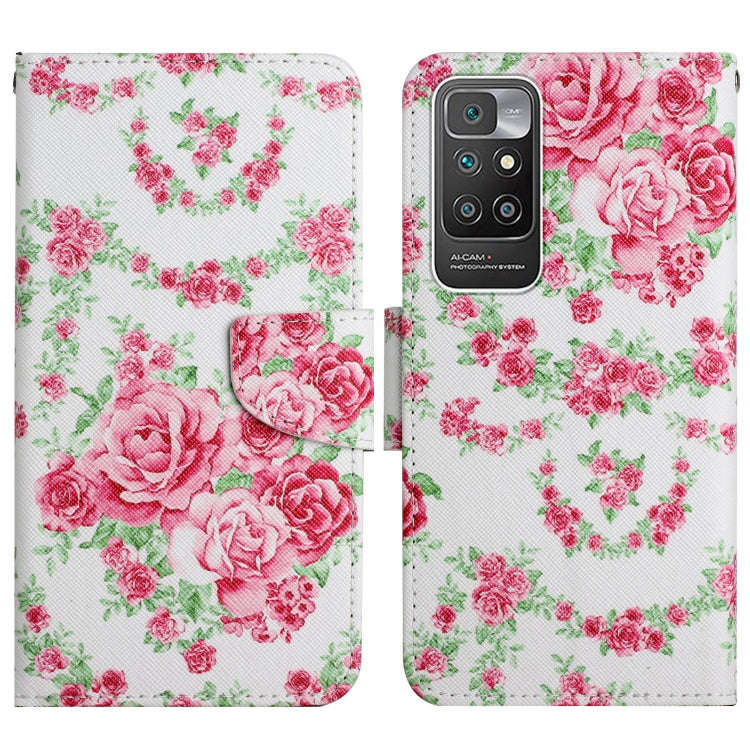 Painted Pattern Flip Leather Phone Case, For Xiaomi Redmi 10, For Xiaomi Redmi K40