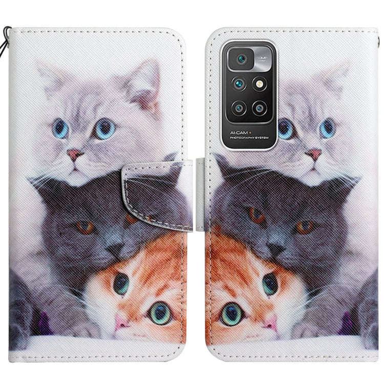 Painted Pattern Flip Leather Phone Case, For Xiaomi Redmi 10, For Xiaomi Redmi K40