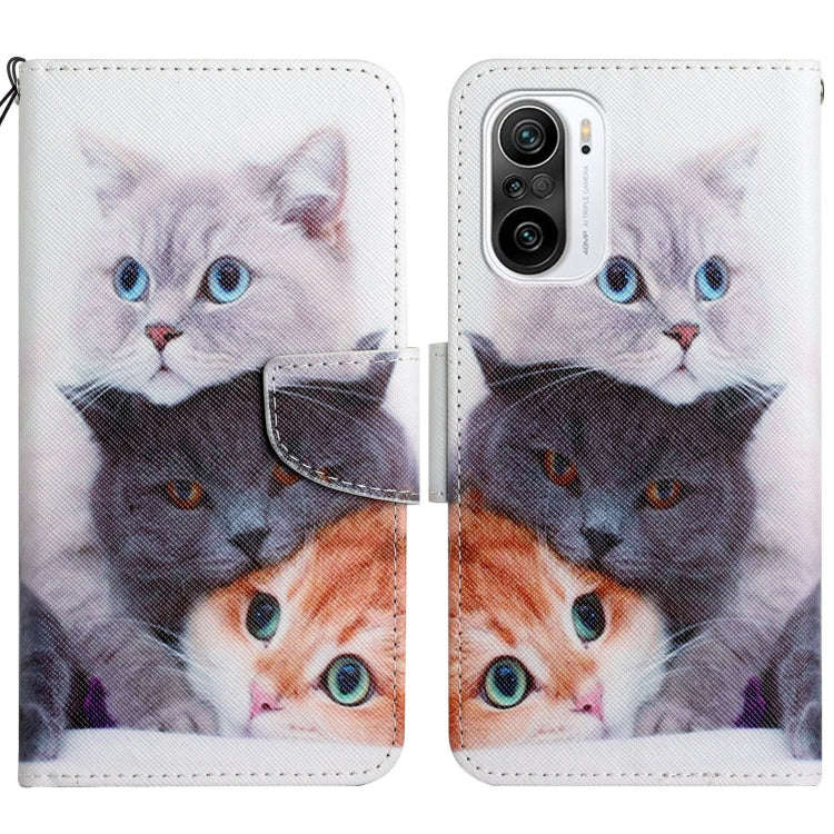 Painted Pattern Flip Leather Phone Case, For Xiaomi Redmi 10, For Xiaomi Redmi K40