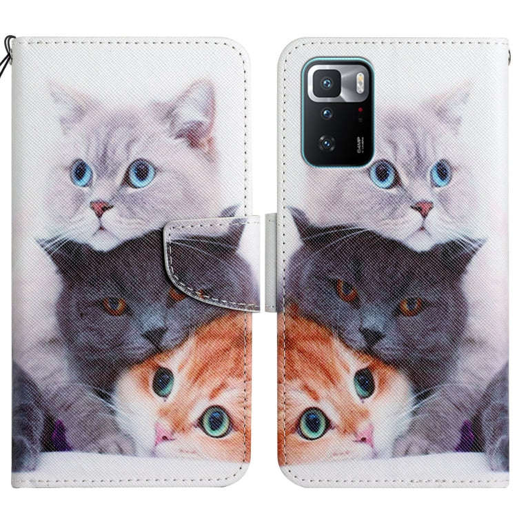 Painted Pattern Flip Leather Phone Case, For Xiaomi Redmi Note 10 Pro 5G, For Xiaomi Redmi Note 1...