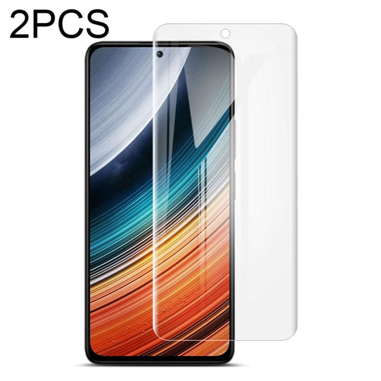 2 PCS IMAK Curved Full Screen Hydrogel Film Front Protector, For Xiaomi Redmi K40S 5G, For Xiaomi...