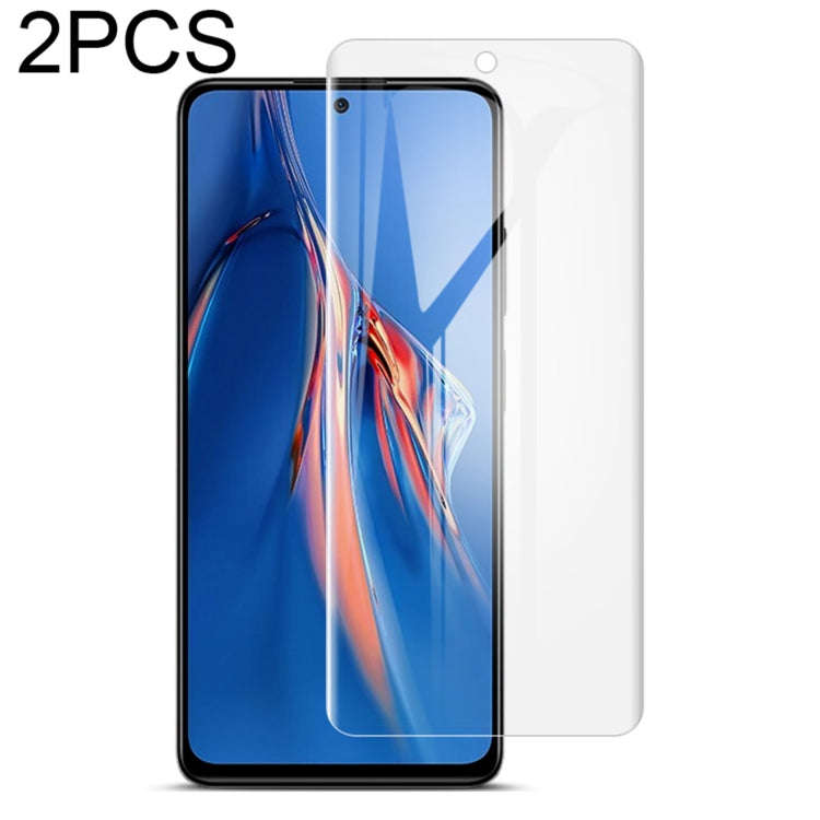 2 PCS IMAK Curved Full Screen Hydrogel Film Front Protector, For Xiaomi Redmi K40S 5G, For Xiaomi...