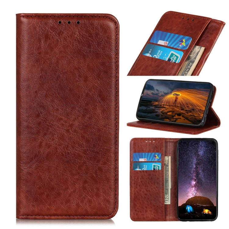 Magnetic Crazy Horse Texture Leather Phone Case, For Nokia X100, For Samsung Galaxy M33 5G