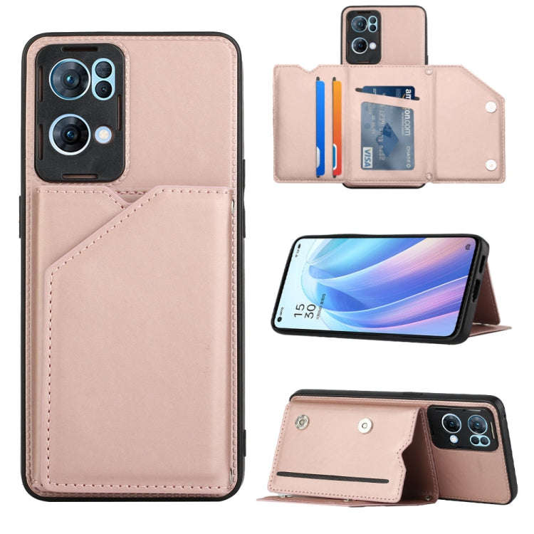 Skin Feel PU + TPU + PC Phone Case, For OPPO Reno7 5G, For OPPO Reno7 Pro 5G, For Xiaomi Redmi No...