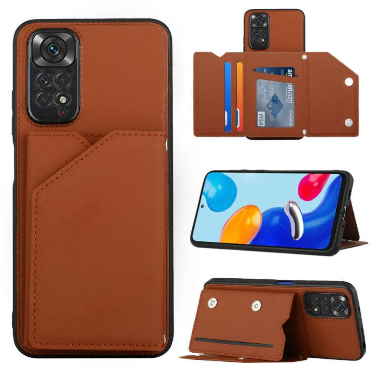 Skin Feel PU + TPU + PC Phone Case, For OPPO Reno7 5G, For OPPO Reno7 Pro 5G, For Xiaomi Redmi No...