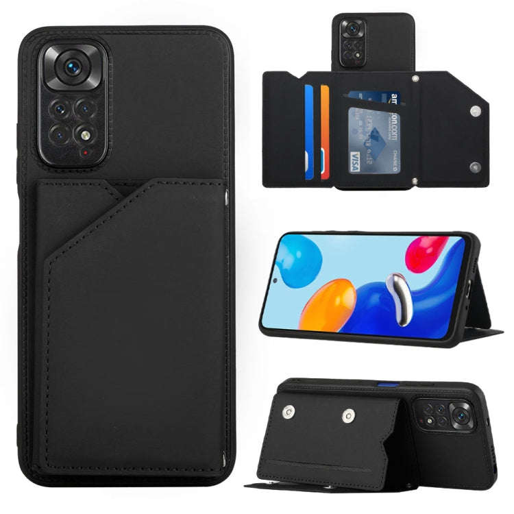 Skin Feel PU + TPU + PC Phone Case, For OPPO Reno7 5G, For OPPO Reno7 Pro 5G, For Xiaomi Redmi No...