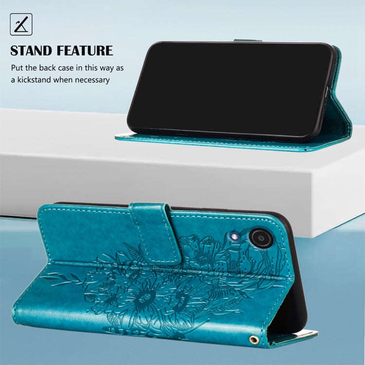 Embossed Butterfly Leather Phone Case, For Samsung Galaxy A03 Core, For Samsung Galaxy A03s 165.8...