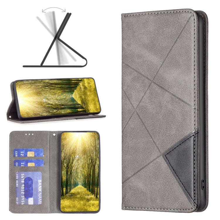 Rhombus Texture Magnetic Leather Phone Case, For Infinix Hot 11s NFC, For Infinix Note 11 Pro, Fo...