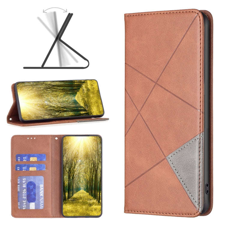 Rhombus Texture Magnetic Leather Phone Case, For Infinix Hot 11s NFC, For Infinix Note 11 Pro, Fo...