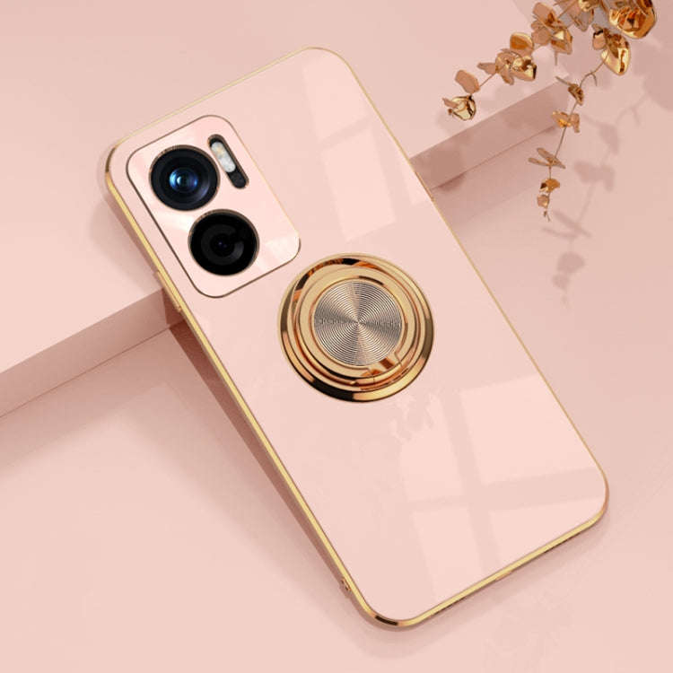 6D Electroplating Full Coverage Silicone Protective Case with Magnetic Ring Holder, For Xiaomi Re...