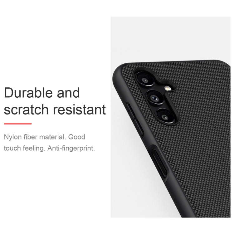 NILLKIN 3D Texture Nylon Fiber PC+TPU Phone Case, For Samsung Galaxy A13 5G