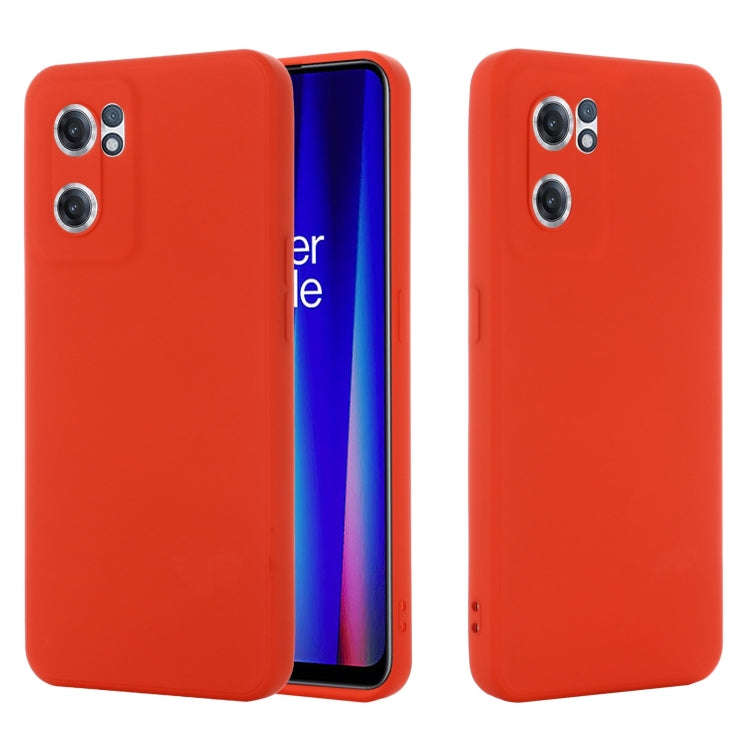 Pure Color Liquid Silicone Shockproof Full Coverage Phone Case, For OnePlus Nord CE 2 5G, For Mot...