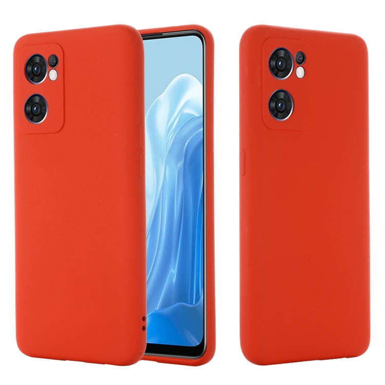 Pure Color Liquid Silicone Shockproof Full Coverage Phone Case, For OnePlus Nord CE 2 5G, For Mot...