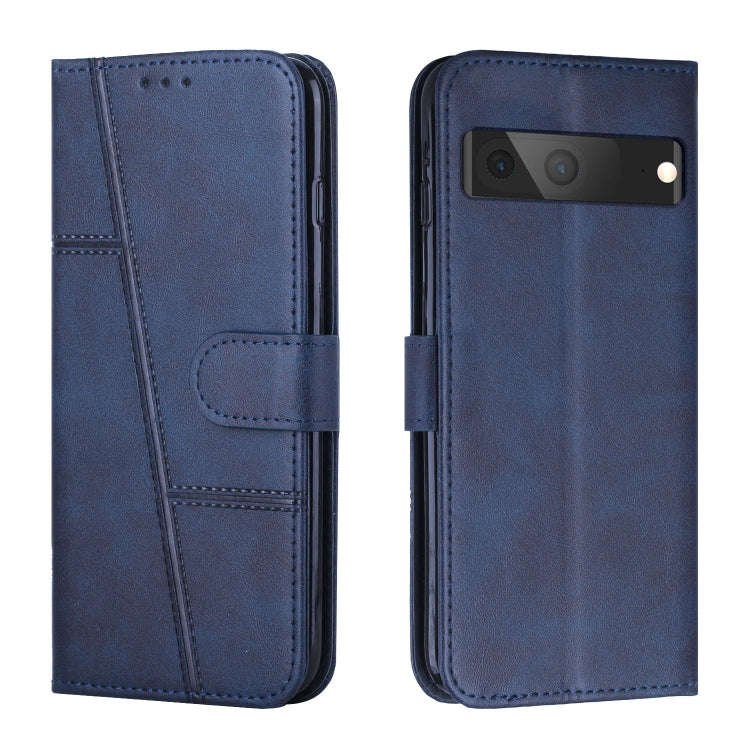 Stitching Calf Texture Buckle Leather Phone Case, For Google Pixel 7, For Google Pixel 7 Pro, For...