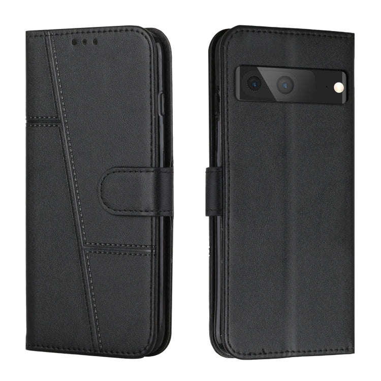 Stitching Calf Texture Buckle Leather Phone Case, For Google Pixel 7, For Google Pixel 7 Pro, For...