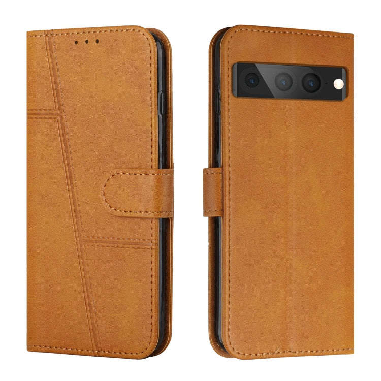 Stitching Calf Texture Buckle Leather Phone Case, For Google Pixel 7, For Google Pixel 7 Pro, For...