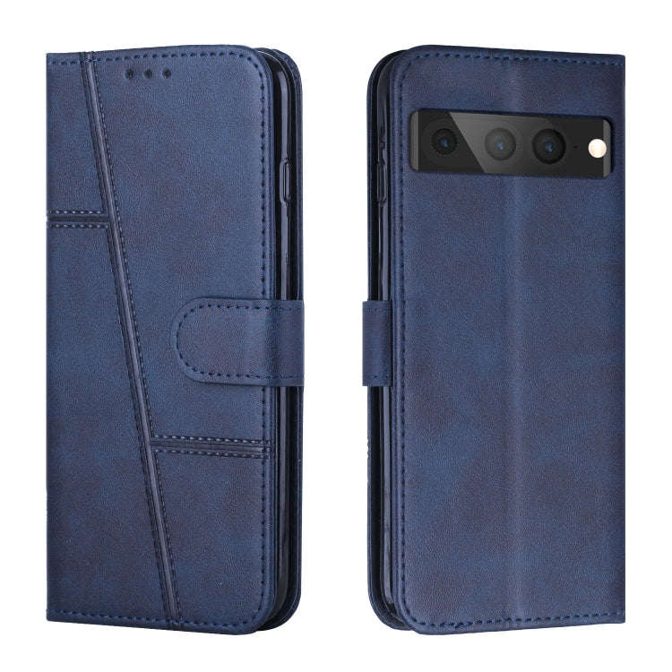 Stitching Calf Texture Buckle Leather Phone Case, For Google Pixel 7, For Google Pixel 7 Pro, For...