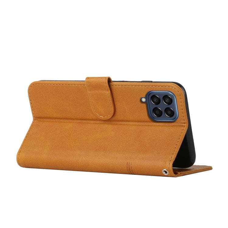 Stitching Calf Texture Buckle Leather Phone Case, For Samsung Galaxy M33 5G, For Samsung Galaxy M53