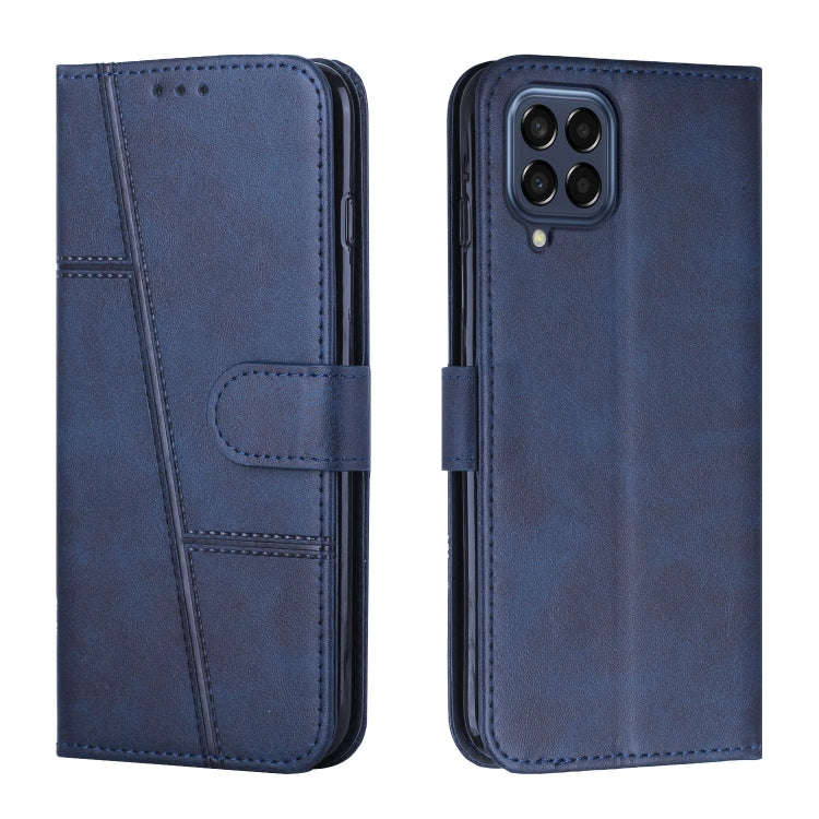 Stitching Calf Texture Buckle Leather Phone Case, For Samsung Galaxy M33 5G, For Samsung Galaxy M53
