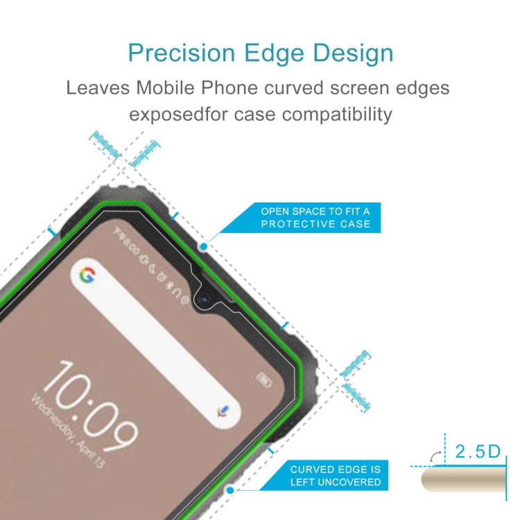 10 PCS 0.26mm 9H 2.5D Tempered Glass Film