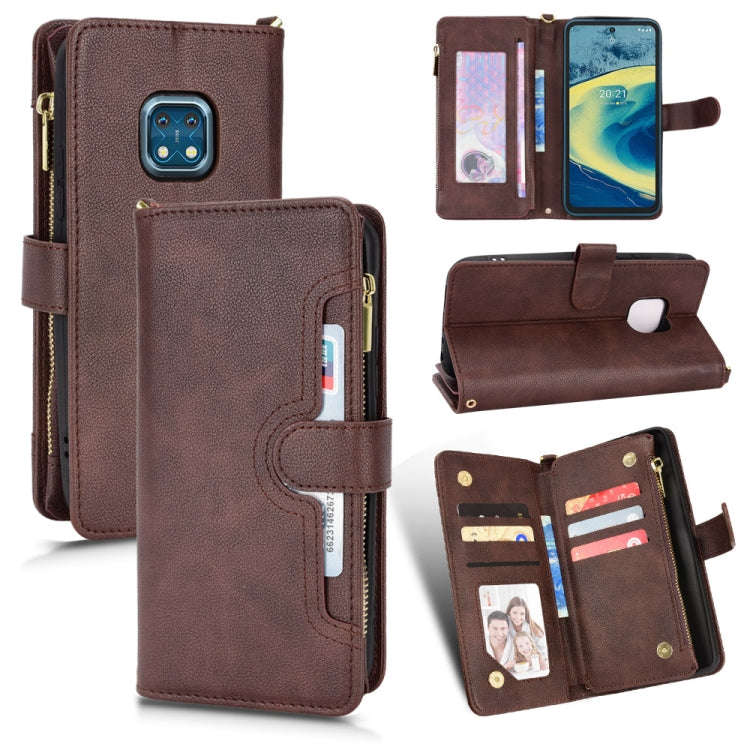 Litchi Texture Zipper Leather Phone Case, For Xiaomi Redmi Note 10 Pro / 10 Pro Max 4G, For Xiaom...