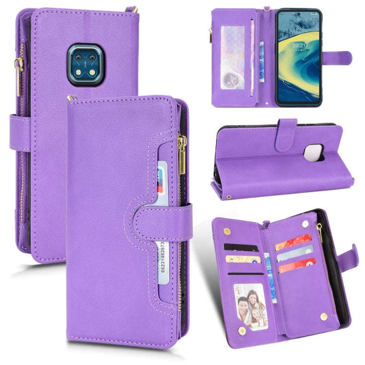 Litchi Texture Zipper Leather Phone Case, For Xiaomi Redmi Note 10 Pro / 10 Pro Max 4G, For Xiaom...