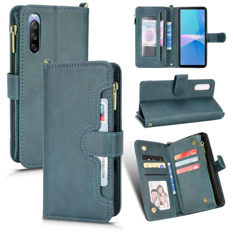 Litchi Texture Zipper Leather Phone Case, For Xiaomi Redmi Note 10 Pro / 10 Pro Max 4G, For Xiaom...