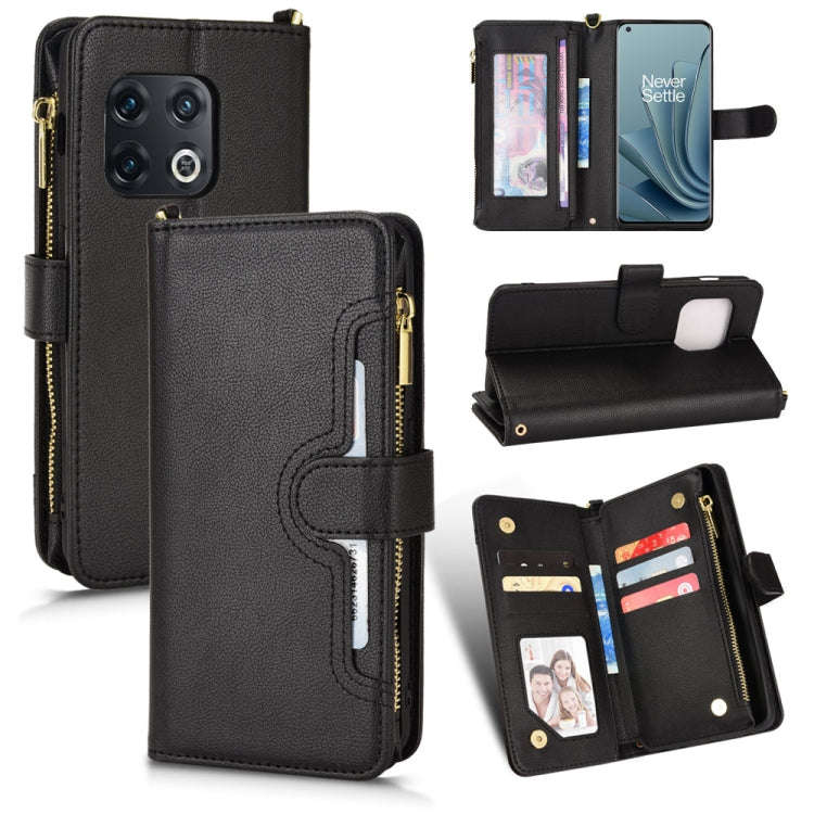 Litchi Texture Zipper Leather Phone Case, For Xiaomi Redmi Note 10 Pro / 10 Pro Max 4G, For Xiaom...