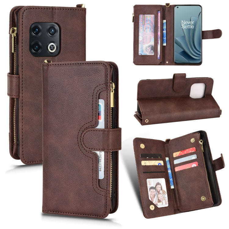 Litchi Texture Zipper Leather Phone Case, For Xiaomi Redmi Note 10 Pro / 10 Pro Max 4G, For Xiaom...