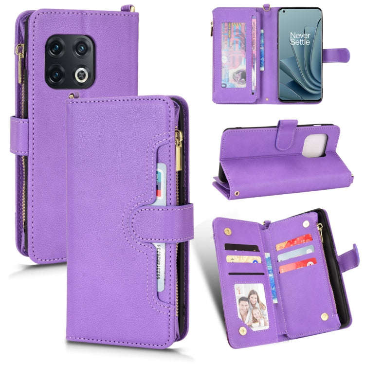 Litchi Texture Zipper Leather Phone Case, For Xiaomi Redmi Note 10 Pro / 10 Pro Max 4G, For Xiaom...