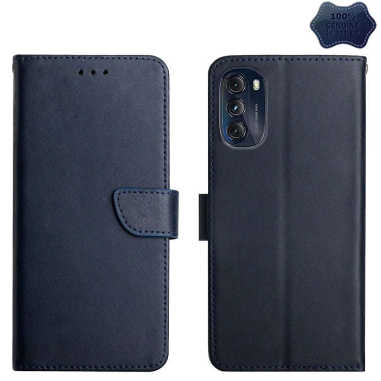 Genuine Leather Fingerprint-proof Horizontal Flip Phone Case, For OnePlus 10R, For OnePlus Nord C...