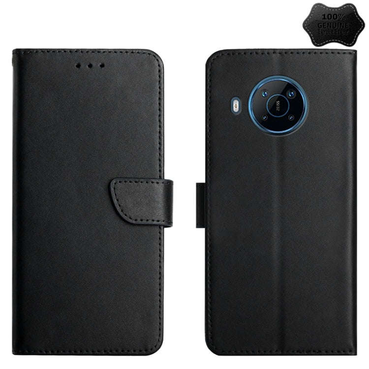 Genuine Leather Fingerprint-proof Horizontal Flip Phone Case, For OnePlus 10R, For OnePlus Nord C...