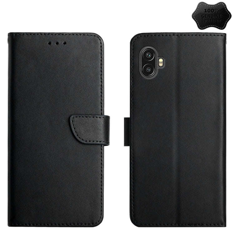 Genuine Leather Fingerprint-proof Horizontal Flip Phone Case, For OnePlus 10R, For OnePlus Nord C...