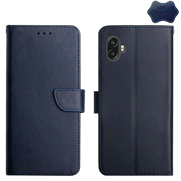 Genuine Leather Fingerprint-proof Horizontal Flip Phone Case, For OnePlus 10R, For OnePlus Nord C...