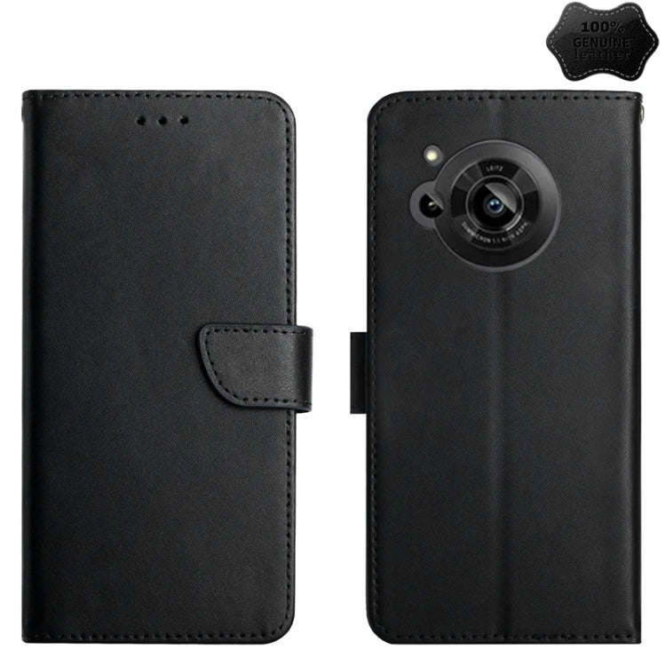 Genuine Leather Fingerprint-proof Horizontal Flip Phone Case, For OnePlus 10R, For OnePlus Nord C...