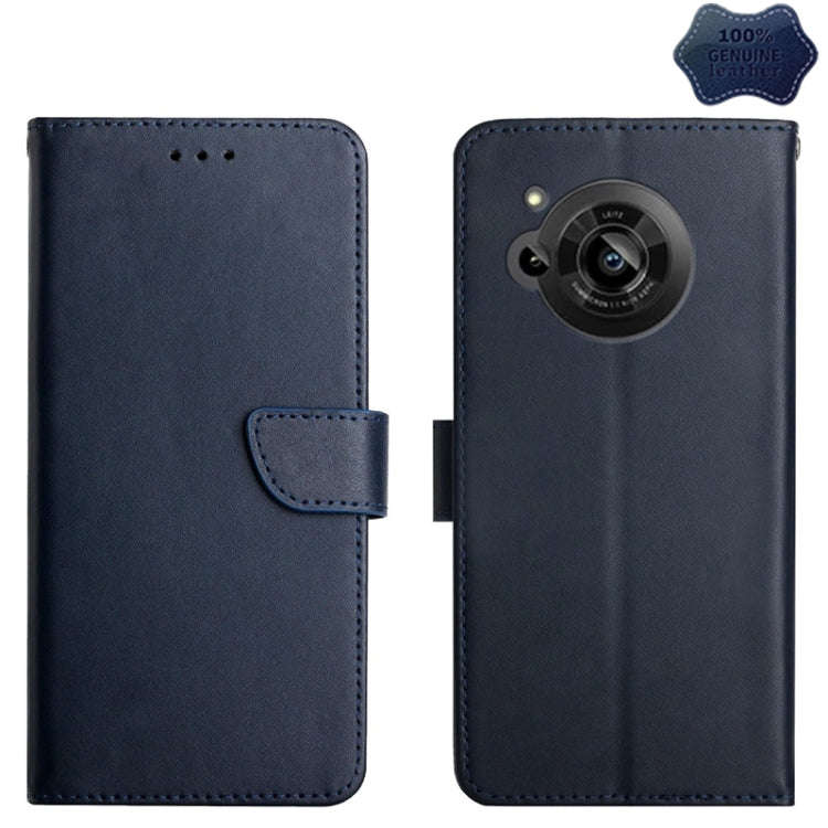 Genuine Leather Fingerprint-proof Horizontal Flip Phone Case, For OnePlus 10R, For OnePlus Nord C...
