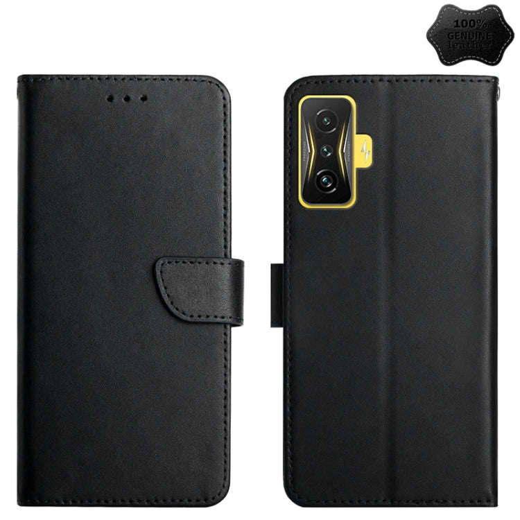 Genuine Leather Fingerprint-proof Horizontal Flip Phone Case, For OnePlus 10R, For OnePlus Nord C...